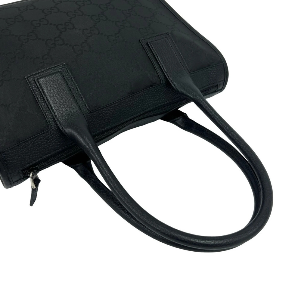 GUCCI Black Leather Tote Bag - Picture 4 of 10